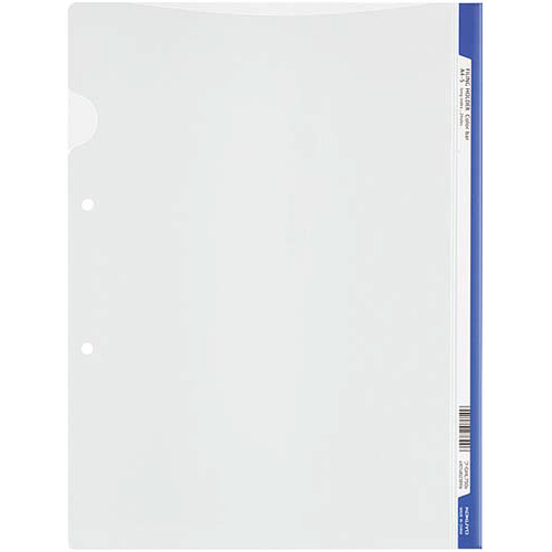 ファイリングホルダー＜カラーバー＞青　５冊画像