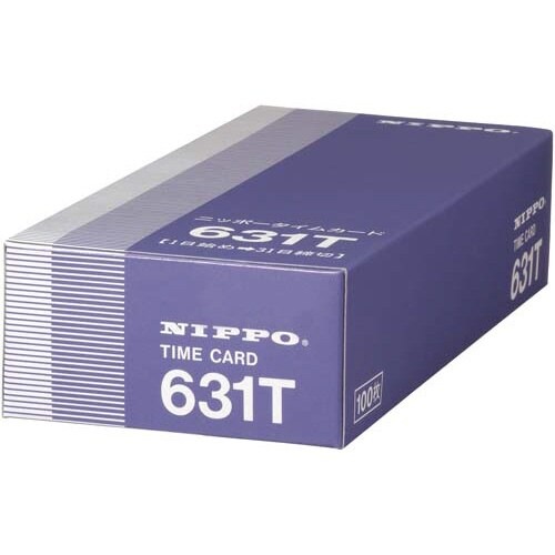 タイムカード　月末締め用　１００枚入×３箱画像