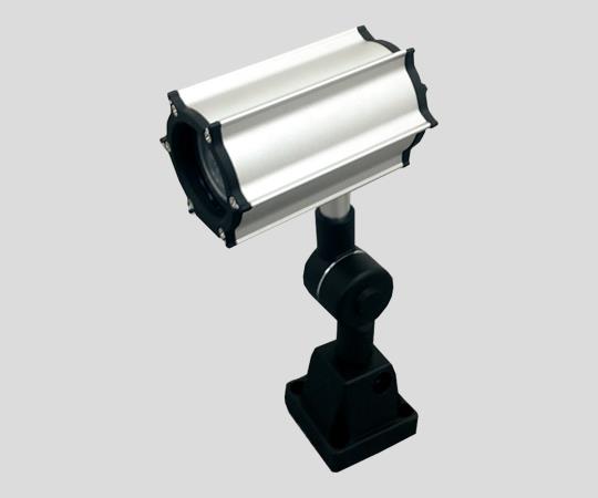 防水型LEDスポットライト AC100V 510lm 5W 2mケーブル プラグ付 商品のコードとプラグが付いた状態で黒いケーブルが垂れている様子
