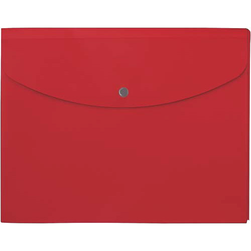 ポケット付エンベロープマチ付横　レッド１０冊