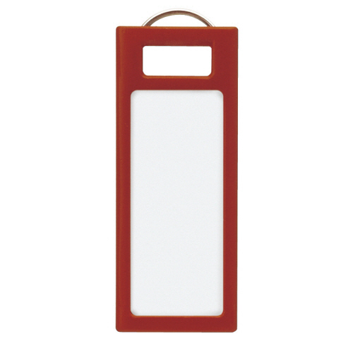 ｷｰﾎﾙﾀﾞｰ型名札(KEYSYS) 赤 1ｾｯﾄ(40個:4個×10ﾊﾟｯｸ)画像
