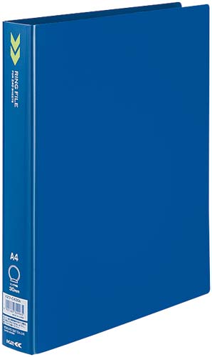 Ｏリングファイル＜Ｋ２＞背幅３９ｍｍ青　５冊画像