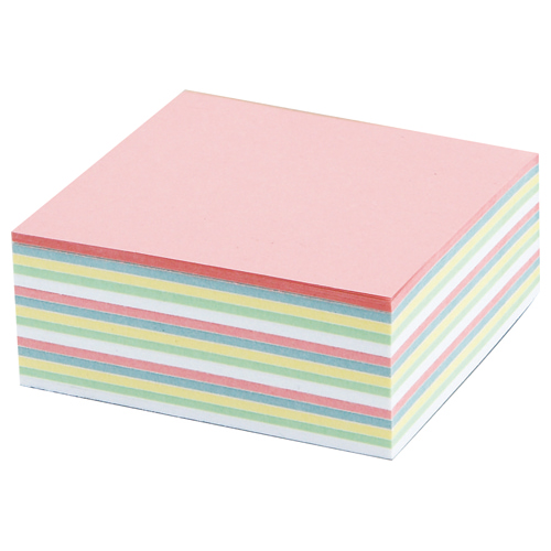 どこからでもふせん 75×75mm 混色5色 1冊画像