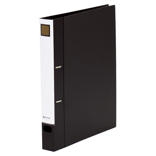 Dﾘﾝｸﾞﾌｧｲﾙ(脱･着) A4ﾀﾃ 2穴 250枚収容 背幅40mm 黒 1ｾｯﾄ(10冊)画像