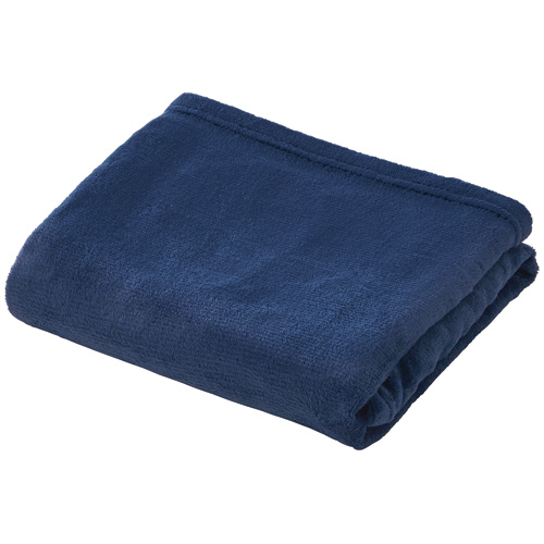 ふわふわﾏｲｸﾛﾌｧｲﾊﾞｰひざ掛け ﾈｲﾋﾞｰ 1枚