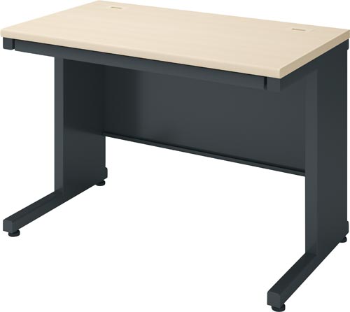 インベント平机奥行６００幅１０００ナチュラル脚ＢＫ画像