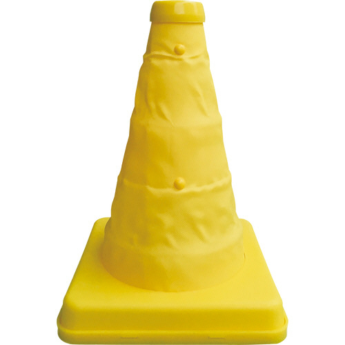 伸縮式三角ｺｰﾝ ｲｴﾛｰ 幅130×高さ200mm 1個画像