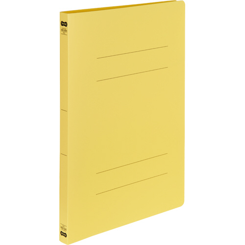 書類が出し入れしやすい丈夫なﾌﾗｯﾄﾌｧｲﾙ A4ﾀﾃ ｲｴﾛｰ 1ｾｯﾄ(25冊:5冊×5ﾊﾟｯｸ)画像