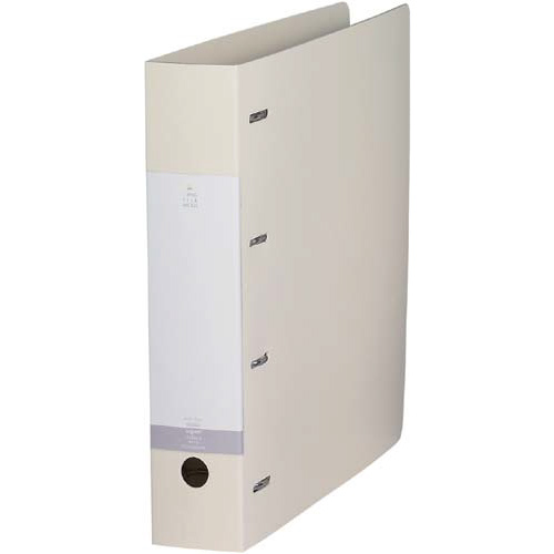 Ｄリング４穴ファイル　白Ａ４縦背幅６４ｍｍ画像