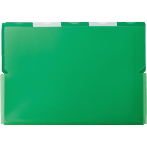 スーパーハードホルダー５山　ワイドヨコ　緑１０冊画像