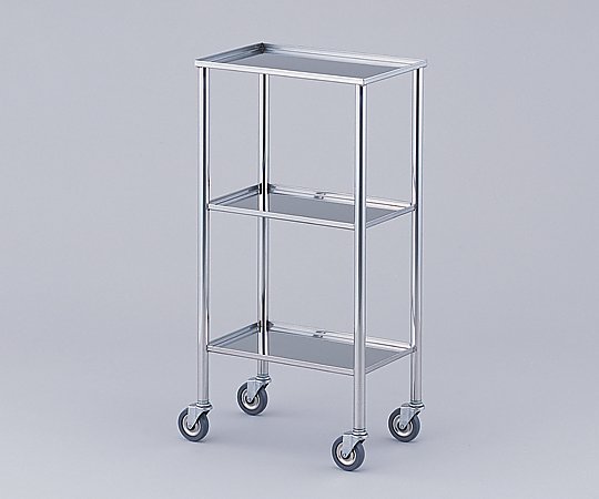 カラフルミニワゴン シルバー(縁折り曲げ) 435×285×850mm