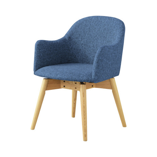 カラメリ回転式チェア　ブルー画像