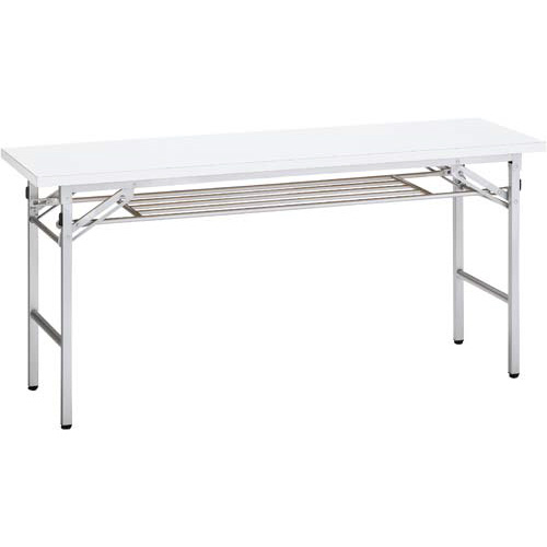 折りたたみテーブル幅１５００奥行４５０ホワイト画像