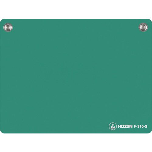 ESD卓上ﾏｯﾄ ｸﾞﾘｰﾝ S 180×135mm 1枚画像