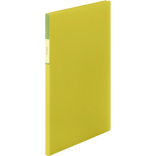 FAVORITES ｸﾘｱｰﾌｧｲﾙ(透明) A4ﾀﾃ 20ﾎﾟｹｯﾄ 背幅12mm 黄色 1冊画像