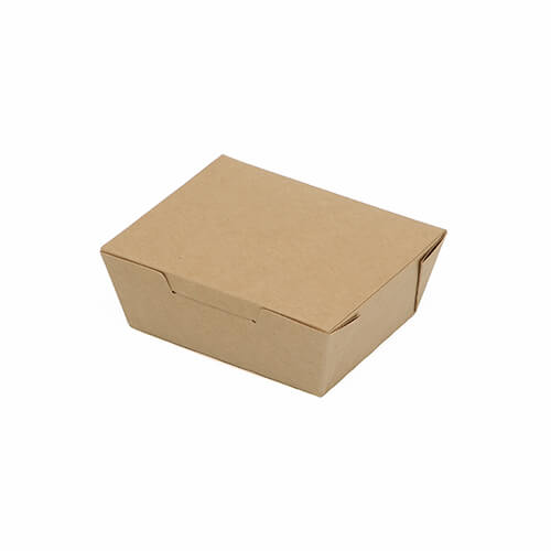 ケーピープラテック 食品容器 KMフードパック 小 窓無 クラフト 50枚画像