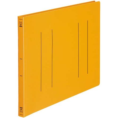 フラットファイル＜ＰＰ＞　Ｂ４横　橙　１０冊画像