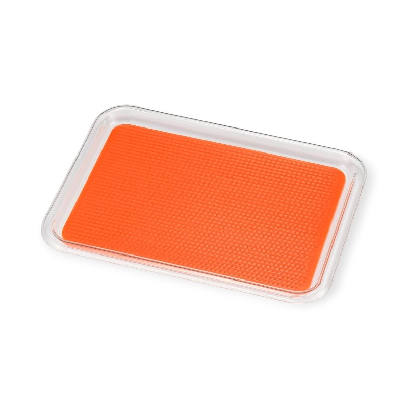 サービス用品 MT-1044 クリアマジックトレー角 ミニ オレンジ画像