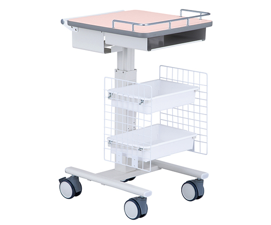 ナースカート（昇降タイプ）　ピンク　N画像