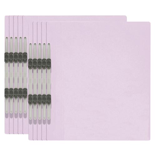 エコノミーフラットファイルＡ４縦バイオレット１０冊画像
