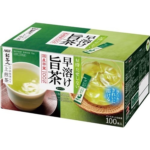 新茶人早溶け旨茶宇治抹茶入り煎茶スティック１００本画像