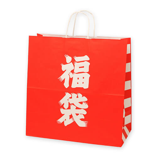 手提げ紙袋（福袋・丸紐・幅450×マチ220×高さ455mm）画像