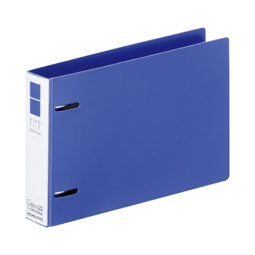 リングファイル＜スリム＞Ｂ６Ｅ・２２０青画像