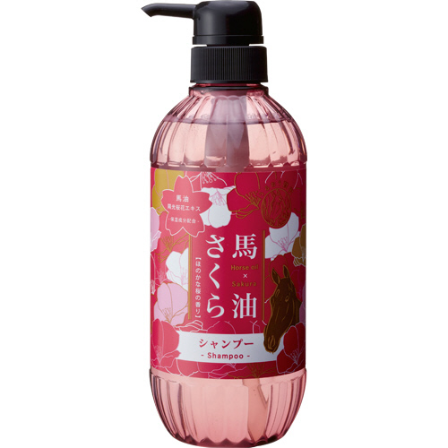 馬油さくら ｼｬﾝﾌﾟｰ 500ml 1本画像
