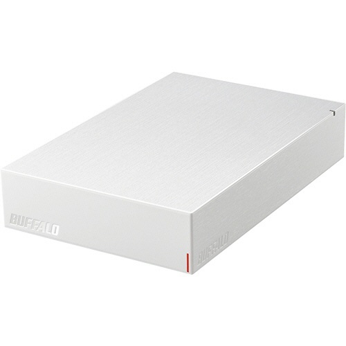 ﾄﾞﾗｲﾌﾞｽﾃｰｼｮﾝ USB3.2(Gen1)対応外付けHDD 4TB ﾎﾜｲﾄ 1台