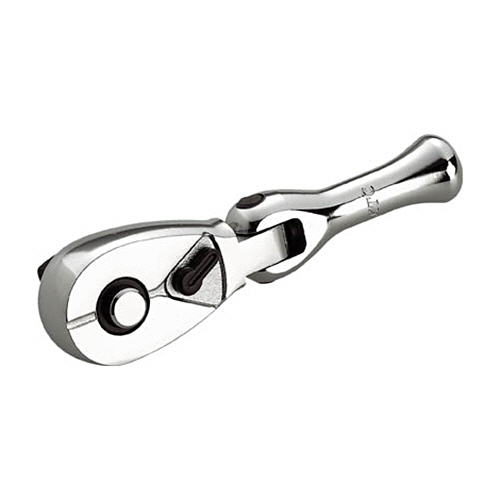 9.5sq.コンパクトフレックスショートラチェットハンドル　1個画像