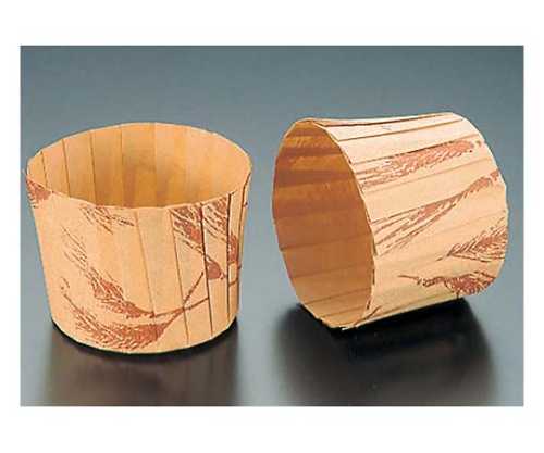 マフィンカップ 小麦柄(80枚入)M-108 φ59画像