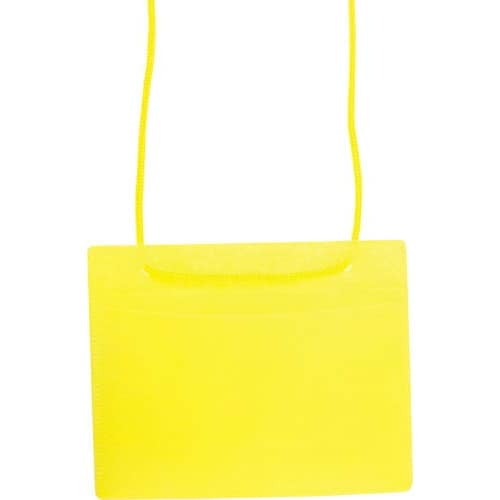 カラーイベント名札（名刺サイズ）　黄　５０個入