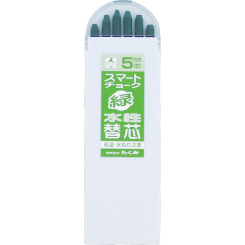 ｽﾏｰﾄﾁｮｰｸ 替芯 緑 1ﾊﾟｯｸ(6本)画像