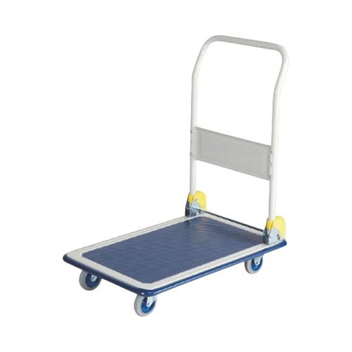バックヤード備品 NHT-101 小型 スチール台車(ハンドル折畳式)