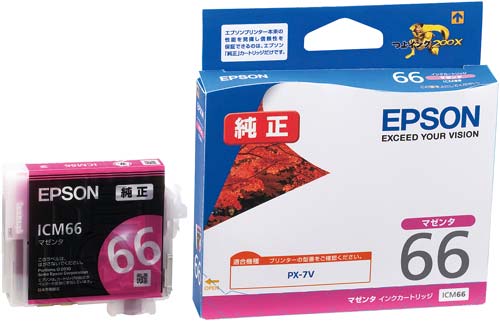 純正インク　ＩＣＭ６６　マゼンタ画像