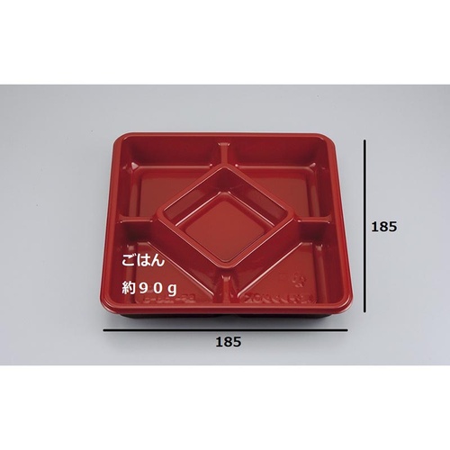 シーピー化成 弁当容器 BF-158-5日輪 本体 発泡画像