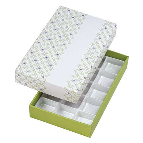 七宝つなぎ　もえぎ色１５ヶ入　トレーなし画像