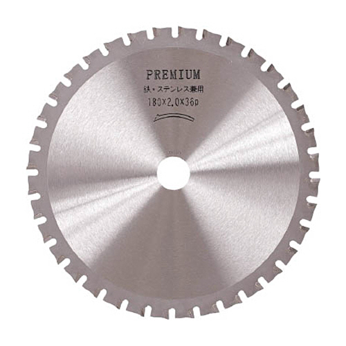 ﾁｯﾌﾟｿｰ ﾌﾟﾚﾐｱﾑ鉄･ｽﾃﾝﾚｽ Φ180 1枚画像