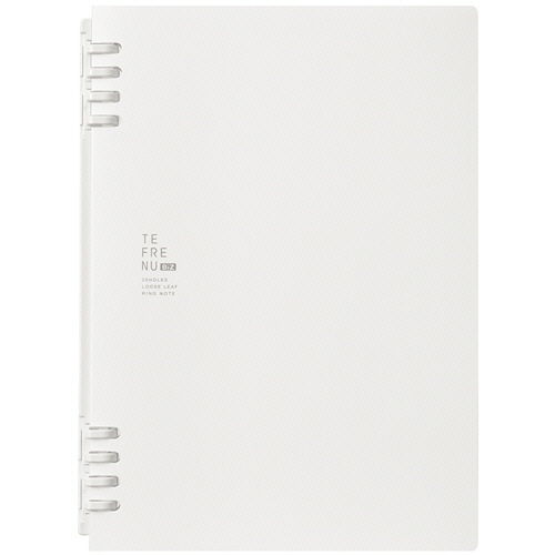 ﾘﾝｸﾞﾉｰﾄ ﾃﾌﾚｰﾇ ﾋﾞｽﾞ A5ﾀﾃ 白 1冊画像