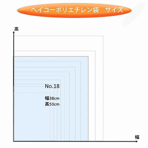 商品のお持ち帰りや仕分けに！定番仕様のポリ袋