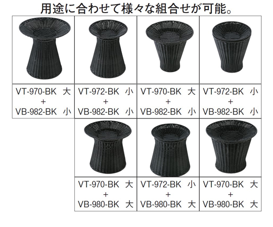 PP丸型フードトレー（ブラック）小 黒い丸型トレーがテーブルの上に置かれ、光沢のある表面が反射している様子