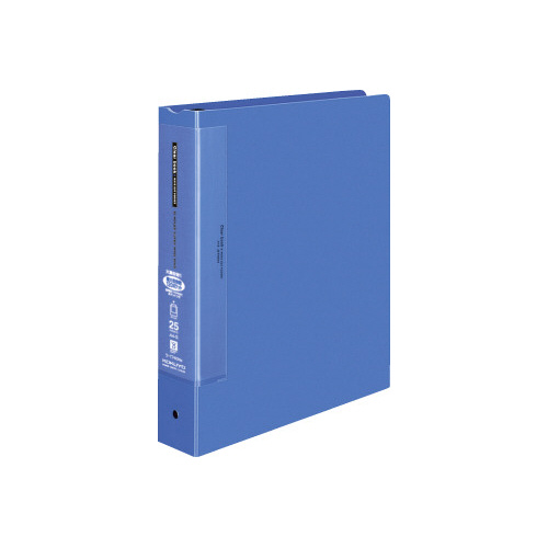 クリヤーブック替紙式青Ａ４縦背幅６３ｍｍ