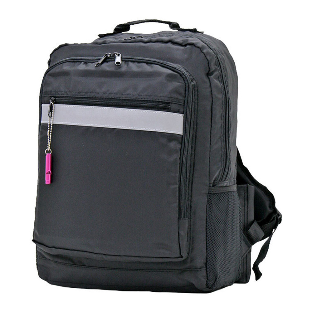 水に浮かぶリュックサック 黒画像