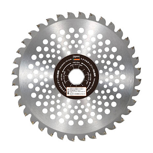 ﾄｸﾏﾙﾁｯﾌﾟｿｰ刈払機用 230×25.4×36P 1枚画像