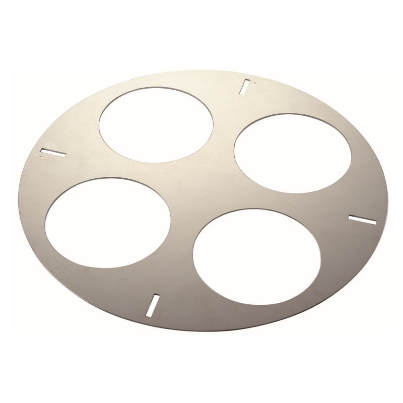 調理用品 寸胴鍋用てぼ板 42cm用φ410 4穴 (フック4本付)画像