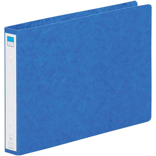 リヒトリングファイル　Ａ４横　２穴　藍　１０冊画像