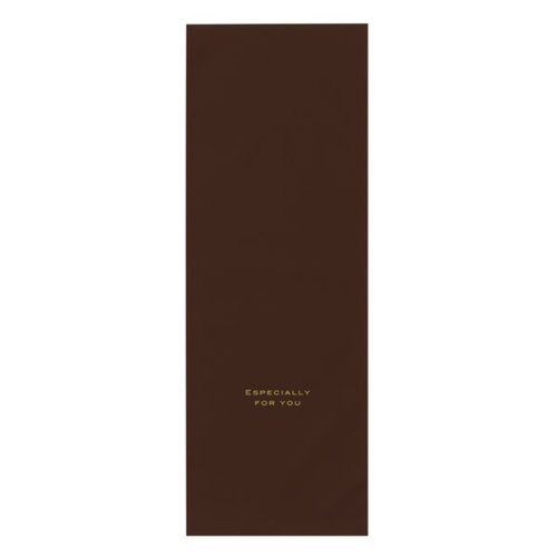 袋 梨地縦長バッグブラウン-TL(50枚) ヘッズ画像
