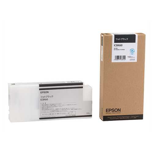 ｲﾝｸｶｰﾄﾘｯｼﾞ ﾌｫﾄﾌﾞﾗｯｸ 150ml ICBK60 1個画像