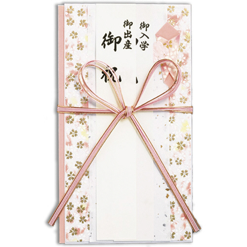 金封 祝 ｻｸﾗ もも 1ｾｯﾄ(5枚)画像