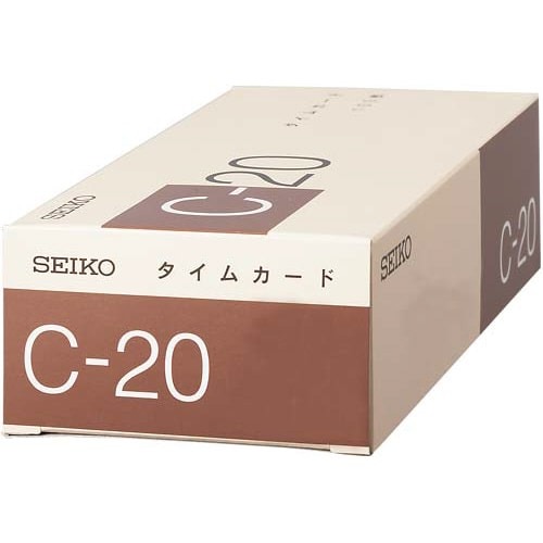 タイムカードＣ－２０　１００枚入画像